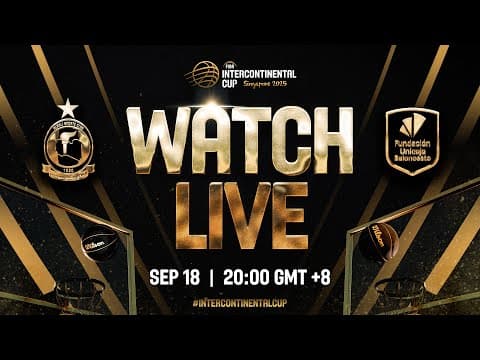 LIVE - Alahli SC v Unicaja Baloncesto | FIBA Intercontinental Cup Singapore 2025 | Group Phase