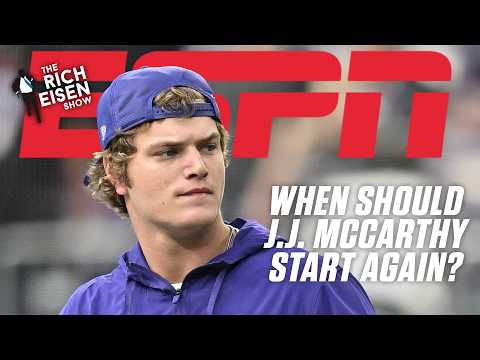 Judging the Vikings' decision on when to start J.J. McCarthy over Carson Wentz | The Rich Eisen Show