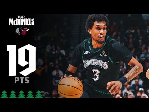 Jaden McDaniels Scores 19 POINTS In Win Over Heat | 01.06.26