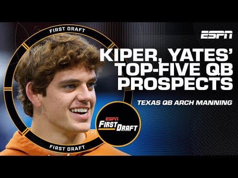 🔥Mel Kiper & Field Yates' TOP-5 QUARTERBACKS of 2026 NFL Draft🔥 | First Draft🏈