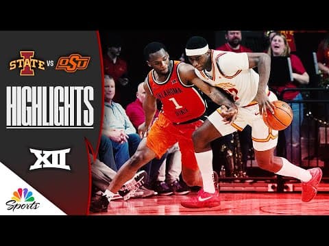No. 9 Iowa State vs. Oklahoma State | COLLEGE BASKETBALL HIGHLIGHTS | 1/24/26 | NBC Sports