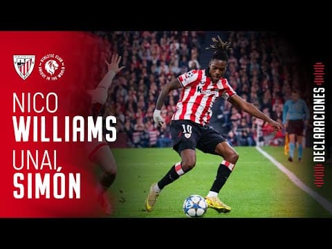 🎙 Nico Williams & Unai Simón | post Athletic Club 0-0 PSG | MD6 Champions League
