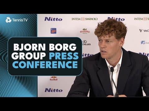 Sinner, Shelton & Zverev Speak Ahead Of 2025 Nitto ATP Finals | Bjorn Borg Group Press Conference