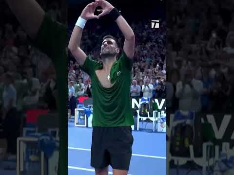 GOAT REACTION 🐐🏆 Novak Djokovic defeats Musetti in Athens to win his 101st career title. #tennis