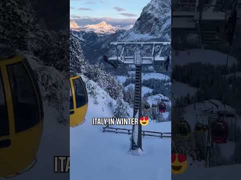 South Tyrol in Italy. It's a winter playground! 😍