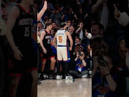 The fourth quarter against Houston had us on the edge of our seats 🍿 #knicks #basketball #nba