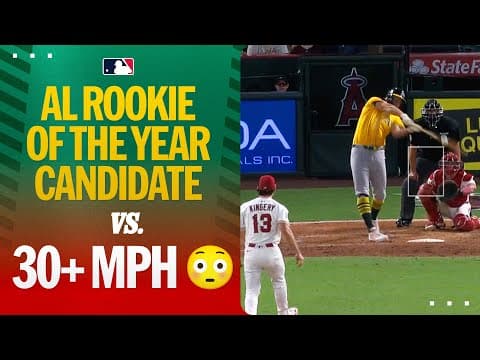 WHO WINS?! 👀 One of MLB's BEST rookies vs. 30+ MPH 🫣