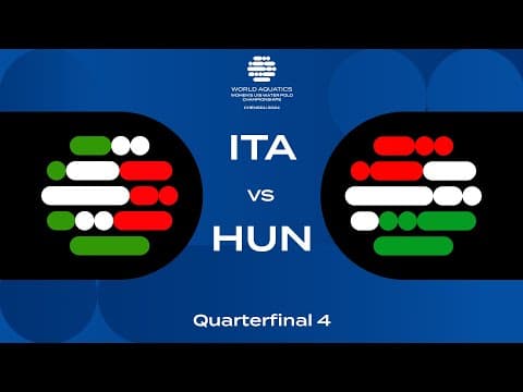 Quarter-Final 4 | World Aquatics Women’s U18 Water Polo Championships 2024