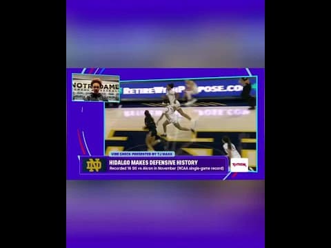 Hannah Hidalgo on her approach to playing defense 🏀