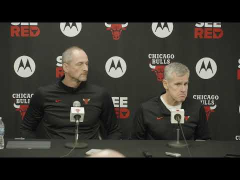 2025-26 Chicago Bulls Media Day - Arturas Karnisovas & Billy Donovan