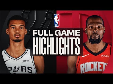 SPURS at ROCKETS | FULL GAME HIGHLIGHTS | January 28, 2026