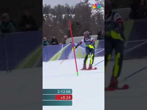 Mikaela Shiffrin and Breezy Johnson finish fourth in the women’s Team Combined. ⛷️❄️