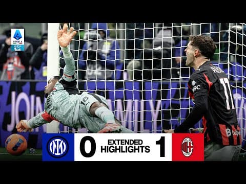 8 minuti di pura emozione da DERBY! | Inter 0-1 AC Milan | Il Pulisic-Maignan show