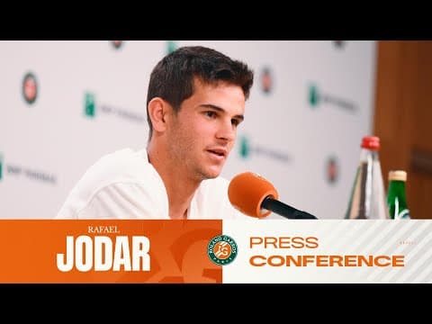 Rafael Jodar | Round 4 Press conference | Roland-Garros 2026