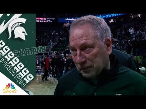 Tom Izzo: Jaxon Kohler ‘gives effort when he’s eating lunch’ | Big Ten Basketball on NBC Sports