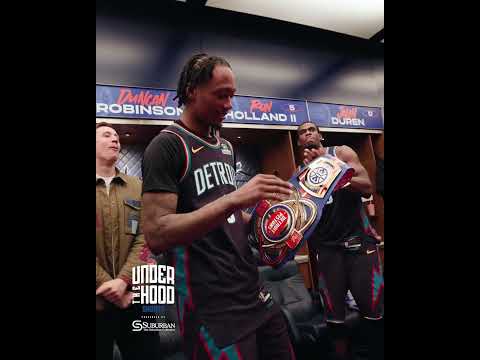 Ron Holland Was Electric Off the Bench...Earning the Belt #nba #pistons #detroitpistons