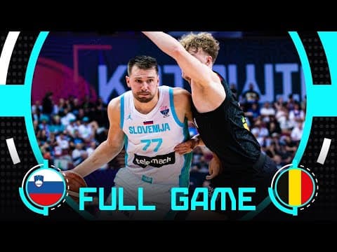 Group Phase | Slovenia v Belgium | Full Basketball Game | FIBA EuroBasket 2025