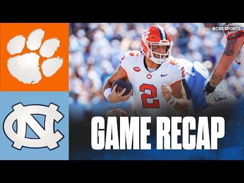 Clemson embarrasses Bill Belichick and UNC in blowout | Game Recap