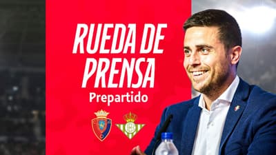 Rueda de prensa de Alessio Lisci prepartido Osasuna - Real Betis | Club Atlético Osasuna