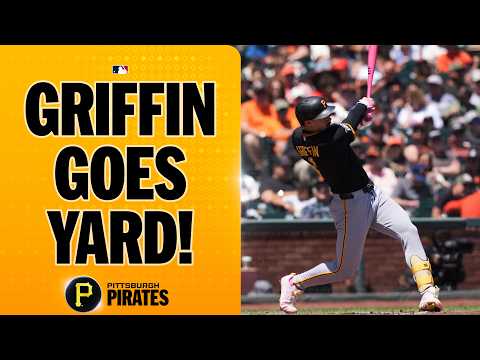 Konnor Griffin hits a LASER to center field for a HR! 🚀 (110.2 mph homer!) | MLB Highlights