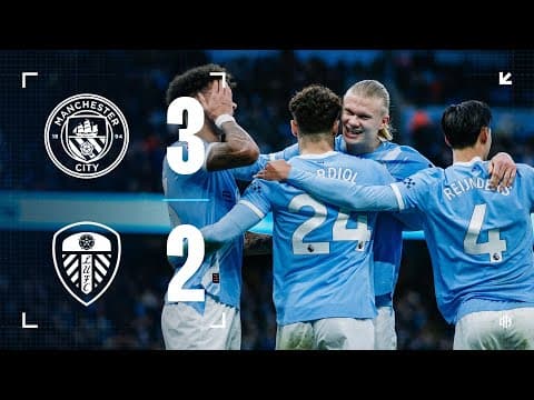 HIGHLIGHTS! Foden double sees off stubborn Leeds | Man City 3-2 Leeds United