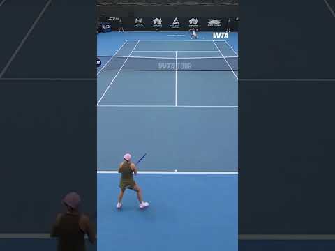 Couldn’t ask for better placement 👏#WTA #AdelaideInternational #DianaShnaider