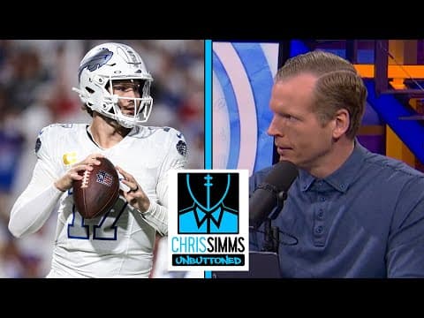 Can Jaguars contain Josh Allen and Bills' rushing attack? | Chris Simms Unbuttoned | NFL on NBC