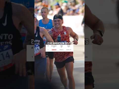 2:40 Marathon - 5km Splits