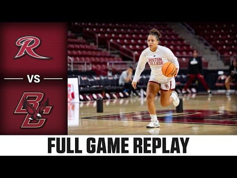 Rider vs. Boston College Full Game Replay | 2025-26 ACC Women's Basketball