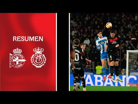 Resumen Copa del Rey RC Deportivo 1-0 RCD Mallorca | RCD Mallorca