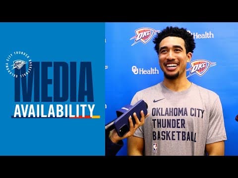 Jared McCain on joining the OKC Thunder | Practice Media Availability | February 6, 2026