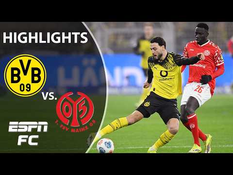 TITLE RACE IMPLICATIONS 💥 Borussia Dortmund vs. Mainz | Bundesliga Highlights | ESPN FC