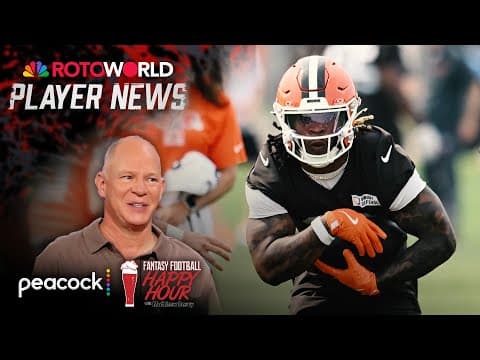 Debating where Quinshon Judkins fits in Browns backfield | Fantasy Football Happy Hour | NFL on NBC