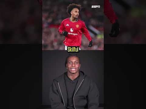 Patrick Dorgu using one word to describe his Manchester United teammates 😅