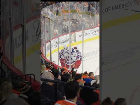 MIKA HAT TRICK 🎩🎩🎩! #nyr #hockey #icehockey #hattrick #mikazibanejad #nhl