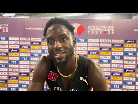 Jereem Richards Reacts to Barely Sneaking into 400m Final at 2025 Tokyo World Championships