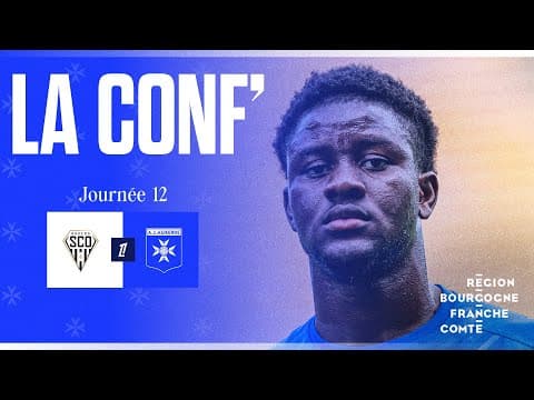 J12 - La conférence de presse de Christophe Pelissier et Ibrahim Osman avant Angers-AJA