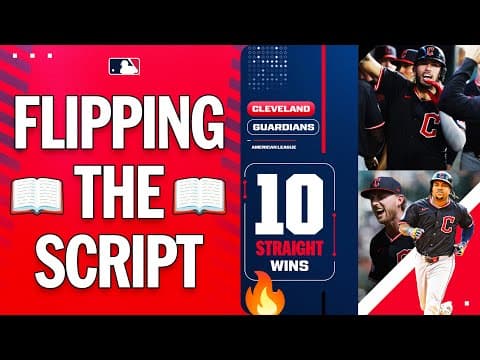 Guardians apply PRESSURE in the AL Central 🥵🥵 Sweep DH with a pair of shutouts, win 10 straight!!