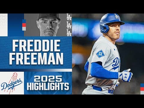 Freddie Freeman & the Dodgers won their 2nd straight World Series in 2025! (Full season highlights)