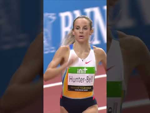 WORLD LEAD for Georgia Hunter-Bell over 1500m in 4:00.04 🔔 #worldindoortour #athletics #greatbritain
