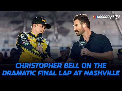 Christopher Bell's honest reaction to his runner-up finish at Nashville | NASCAR on Prime
