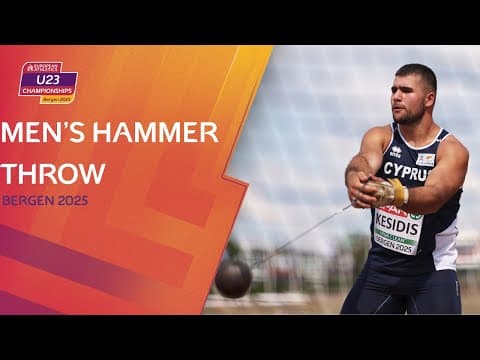 Men’s Hammer Throw Final | Bergen 2025 European Athletics U23 Championships