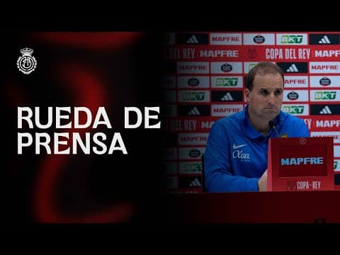 Rueda de prensa pospartido Copa del Rey de Jagoba Arrasate | RCD Mallorca