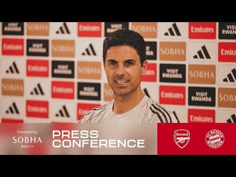 PRESS CONFERENCE | Mikel Arteta on Bayern Munich | Gyokeres update, stadium atmosphere & more | UCL