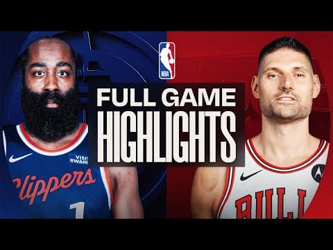 CLIPPERS at BULLS | FULL GAME HIGHLIGHTS | January 20, 2026