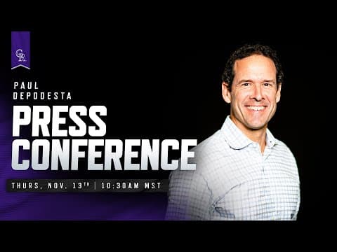 Paul DePodesta Introductory Press Conference