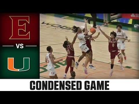 Elon vs Miami Condensed Game | 2025-26 ACC Men's Basketball