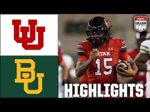 Utah Utes vs. Baylor Bears | Full Game Highlights | ESPN College Football