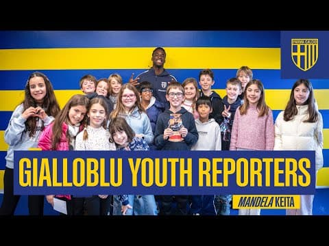 Dentro e fuori dal campo con Mandela Keita: il primo incontro dei Gialloblu Youth Reporters