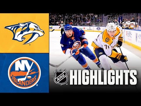 Predators vs. Islanders | NHL Highlights | January 31, 2026